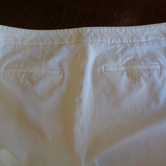 Talbots Women's Chatham Curvy Ankle Pants White 12 - Picture 6 of 12